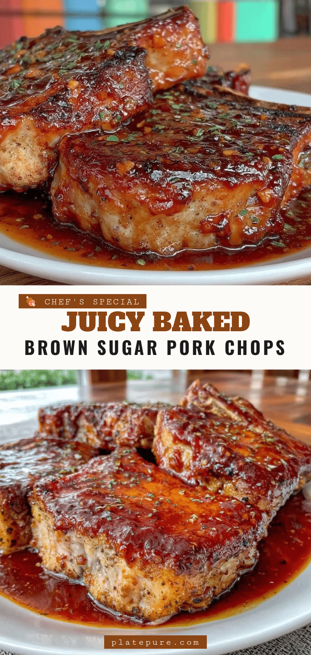 baked brown sugar pork chops recipe