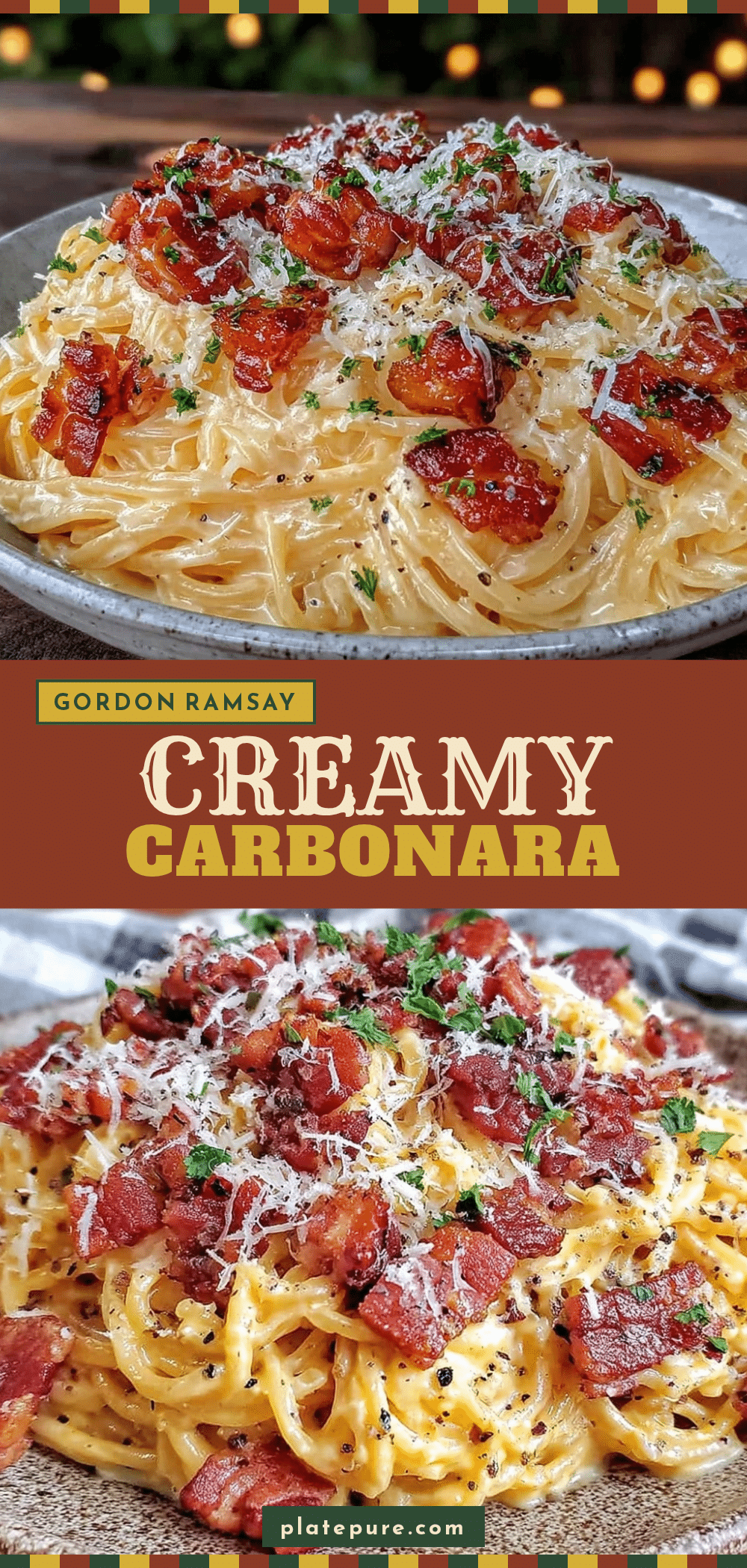 copycat Gordon Ramsay carbonara recipe