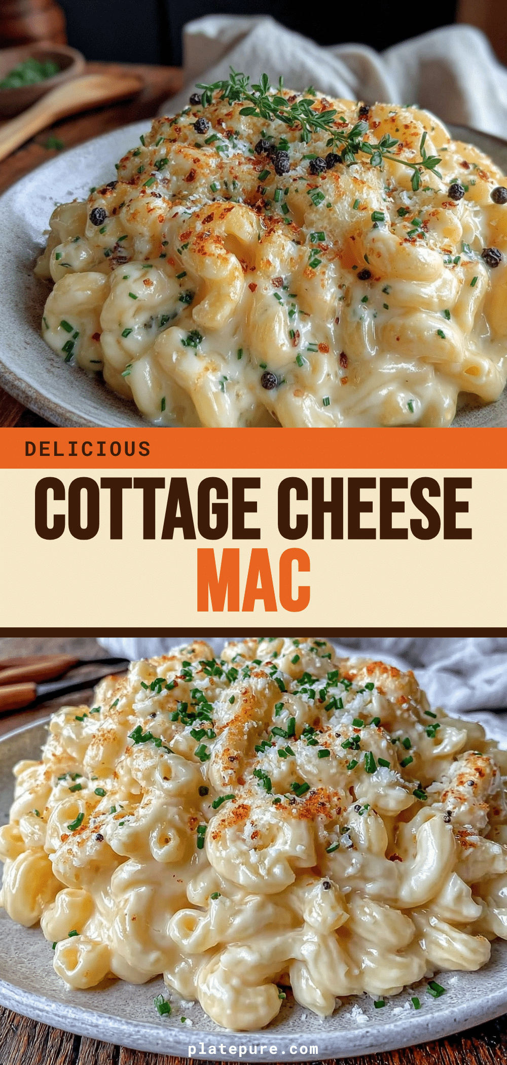 creamy cottage cheese mac recipe