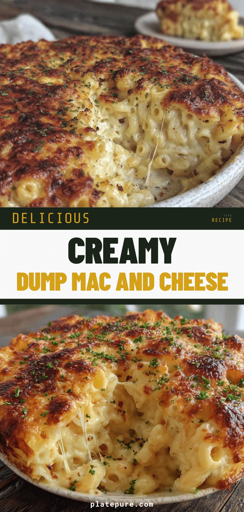 creamy dump mac and cheese recipe