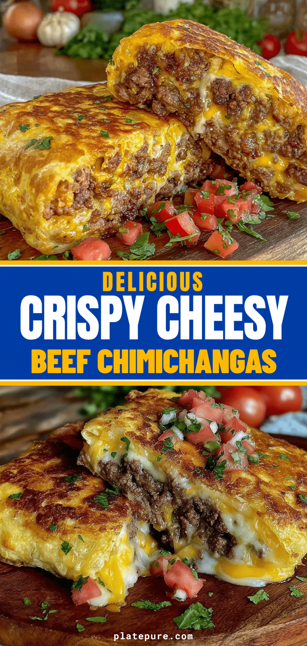 crispy beef chimichangas recipe