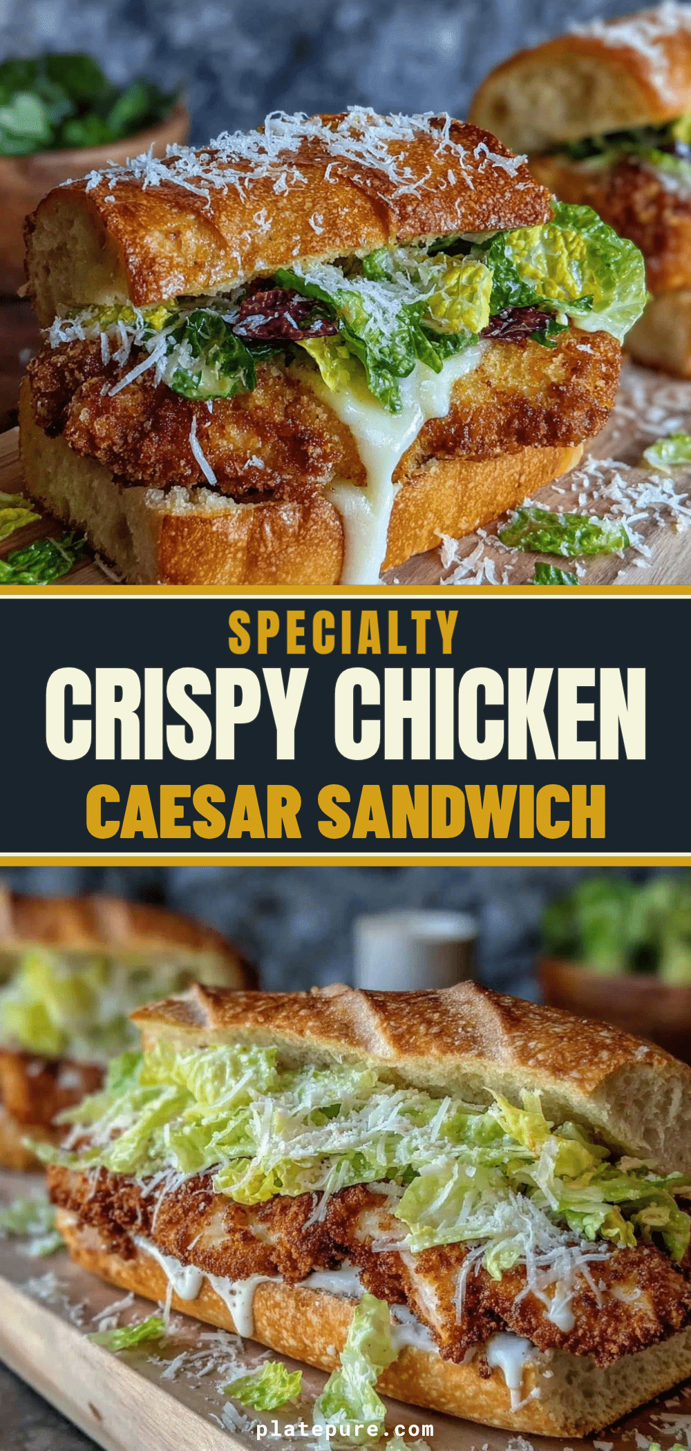 crispy chicken caesar sandwich recipe