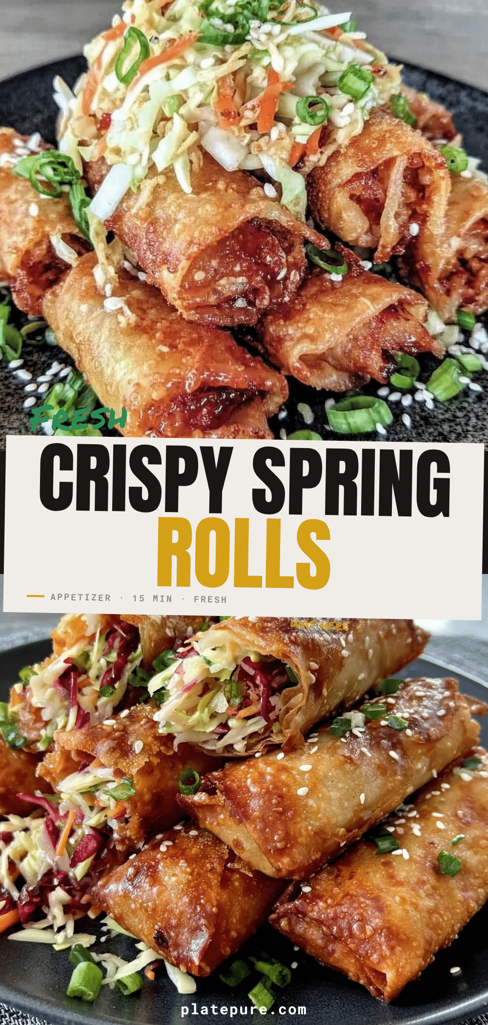 crispy rice paper spring rolls recipe