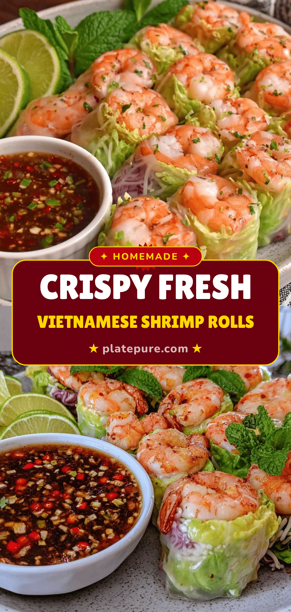 Crispy Vietnamese Shrimp Rolls recipe