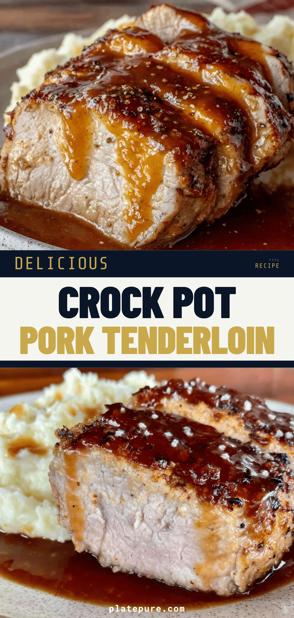 Crockpot Mississippi Pork Tenderloin recipe