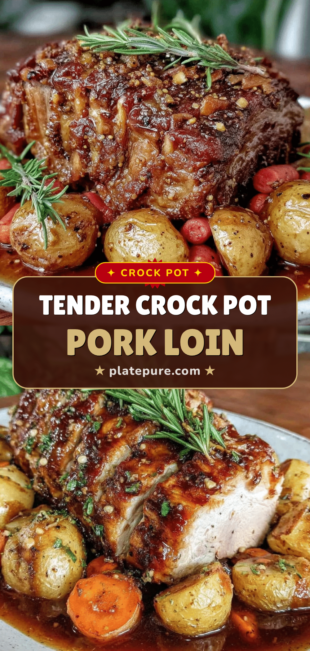 crockpot pork loin with potatoes recipe