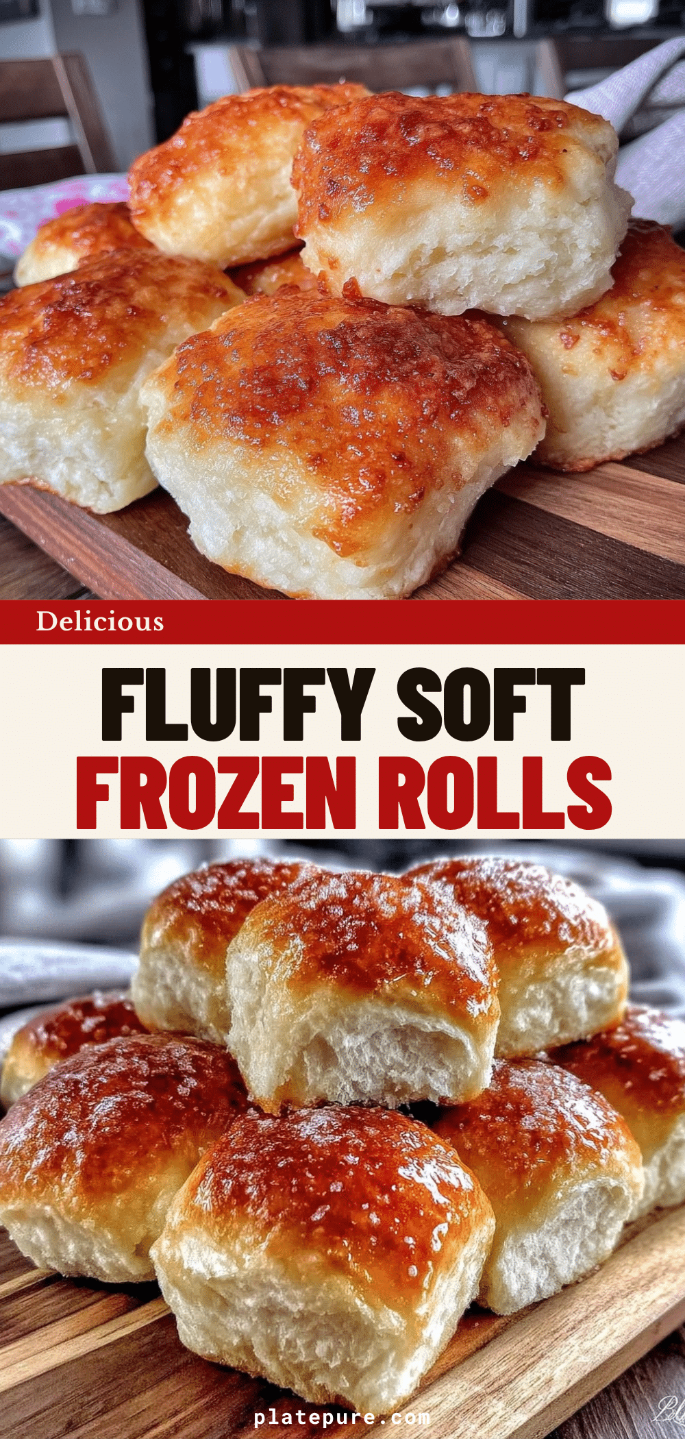 fluffy frozen dinner rolls recipe