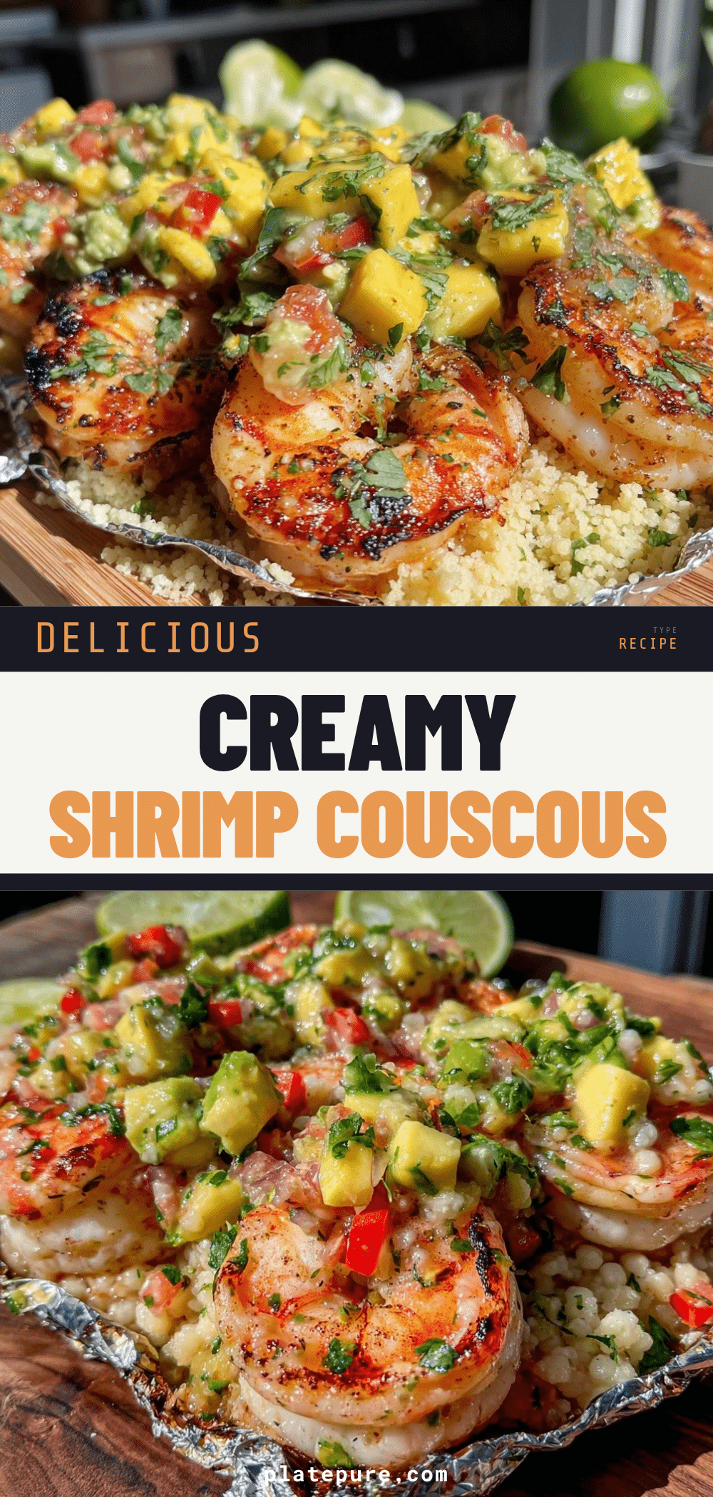 grilled shrimp couscous foil packs recipe