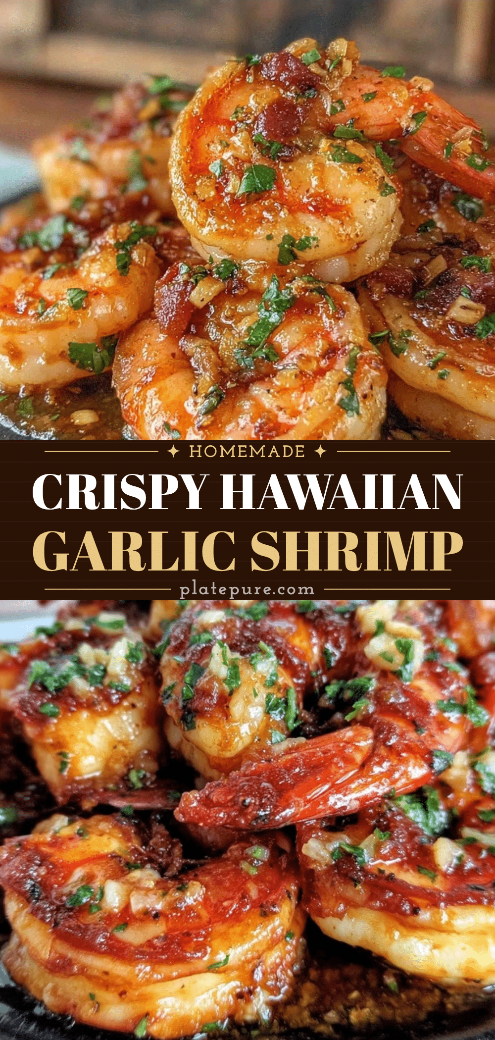 Hawaiian garlic shrimp recipe