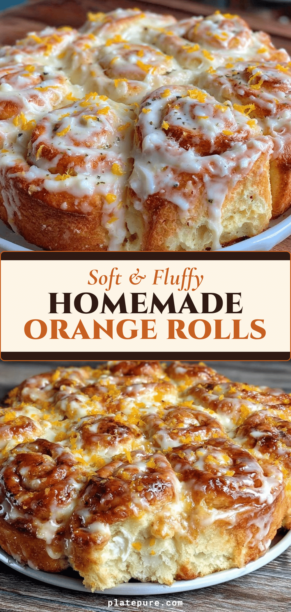homemade orange rolls recipe