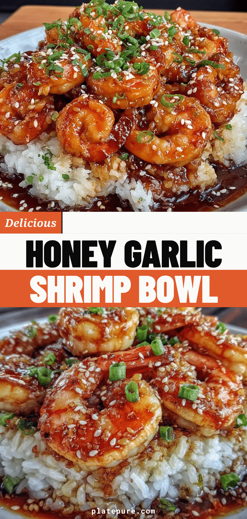 honey garlic shrimp bowls recipe