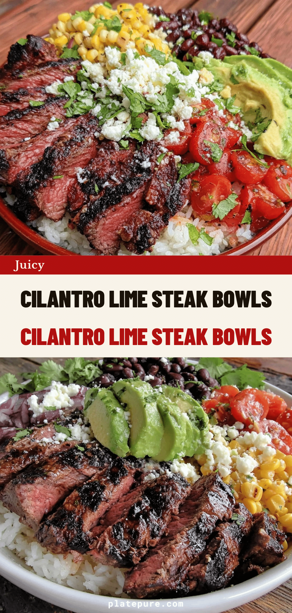 Juicy Steak Bowls recipe