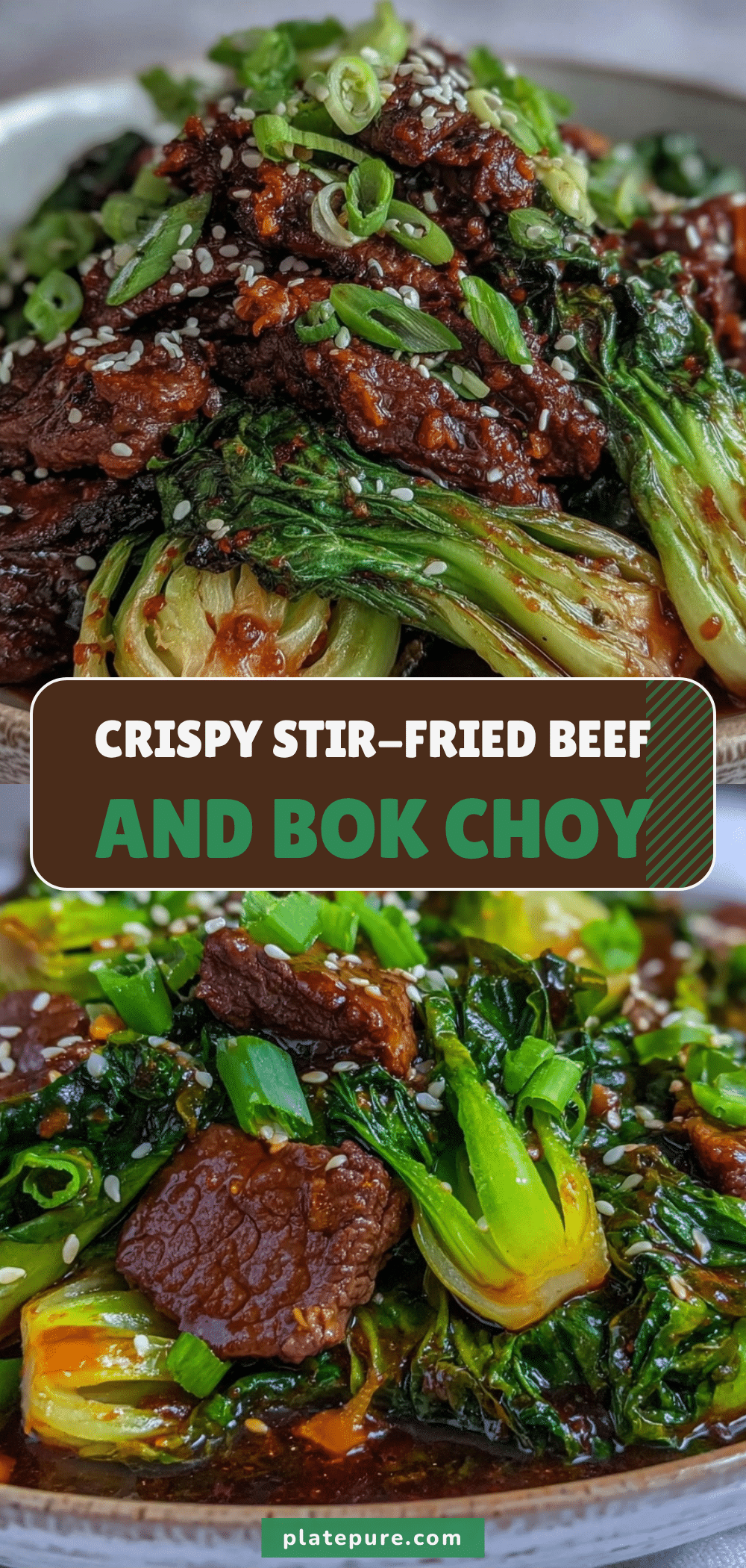 quick stir-fried beef with bok choy recipe