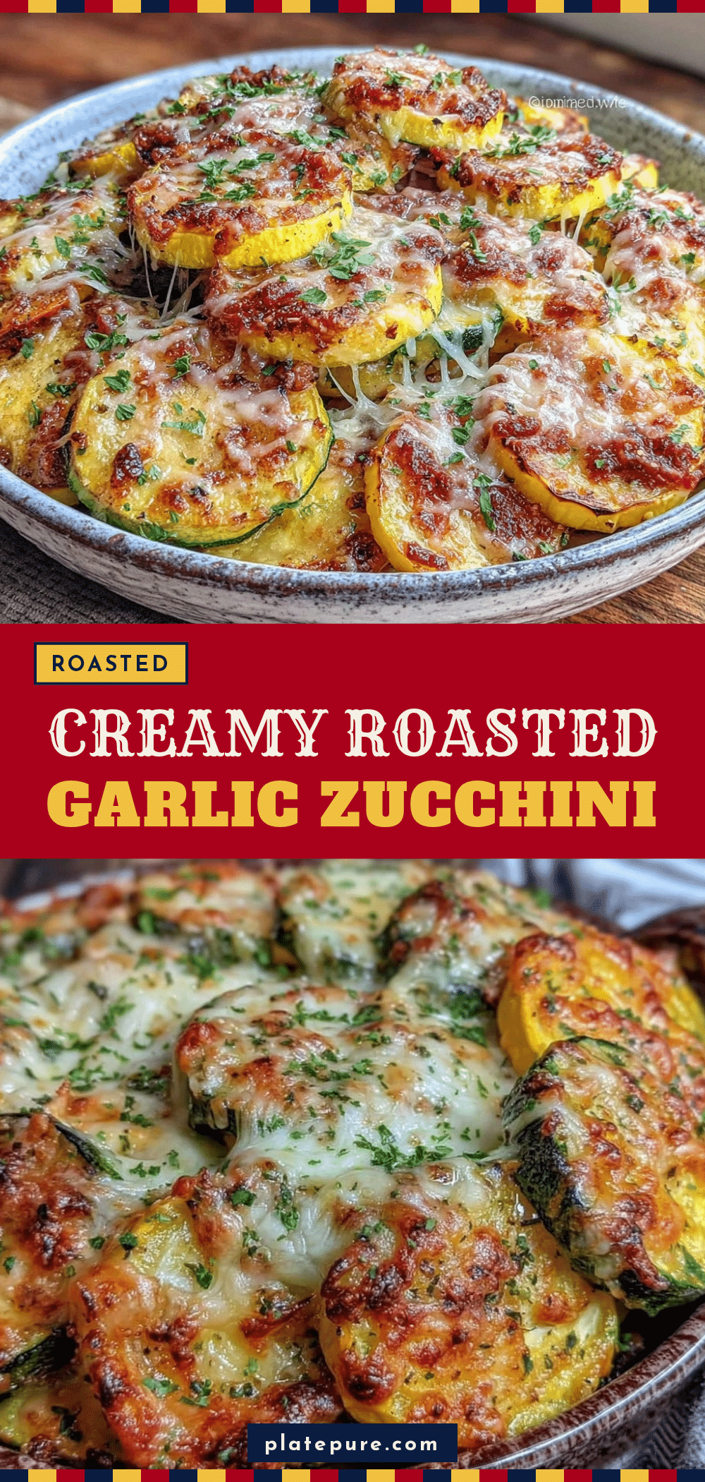 roasted garlic parmesan zucchini recipe