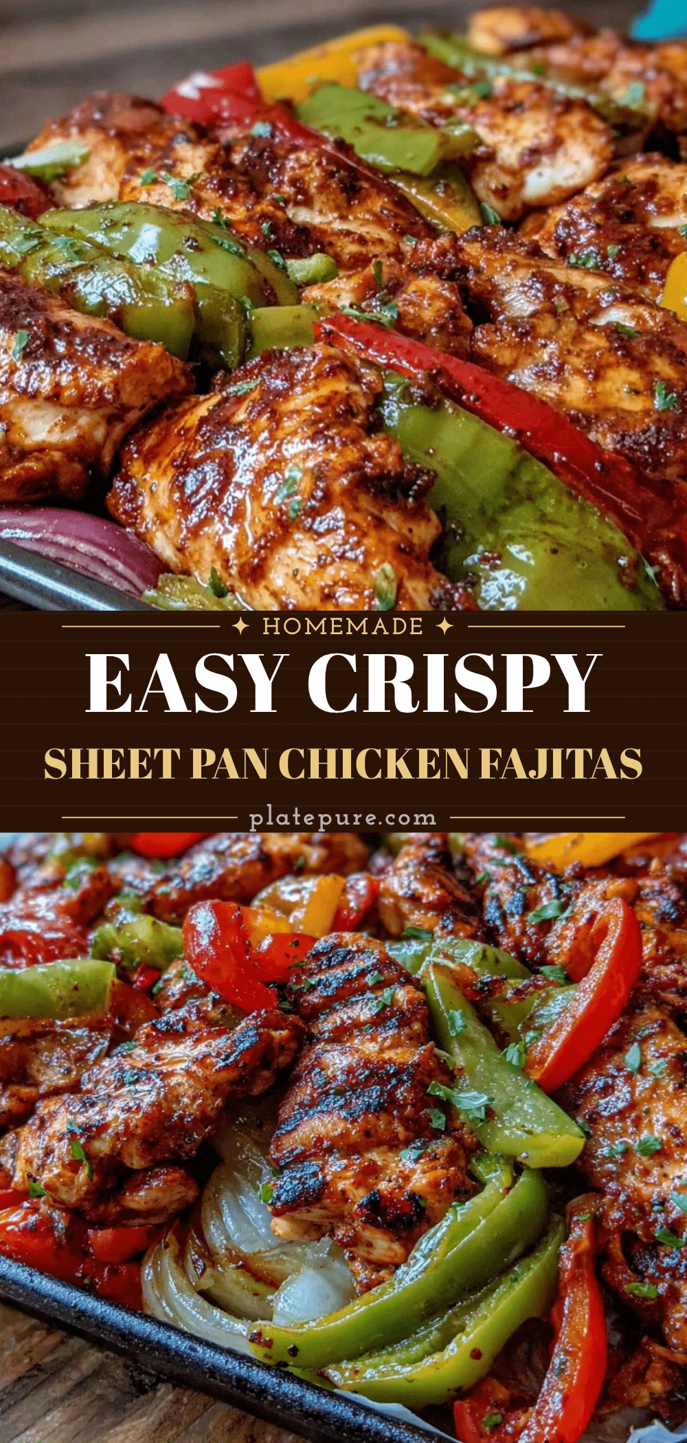 sheet pan chicken fajitas recipe