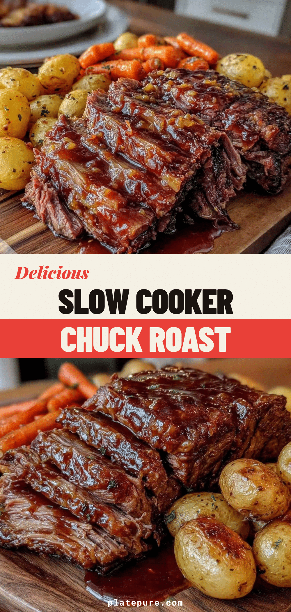 slow cooker chuck roast recipe