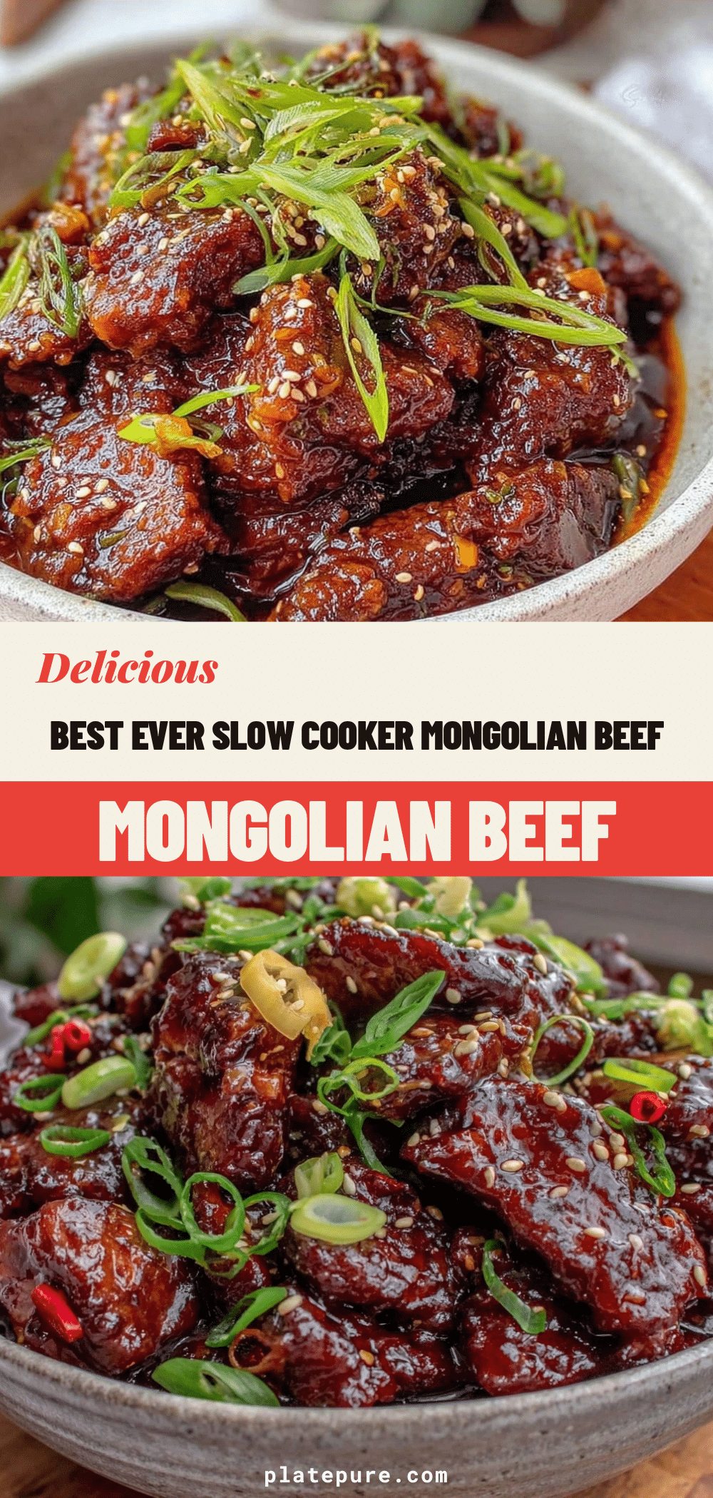 slow cooker mongolian beef recipe