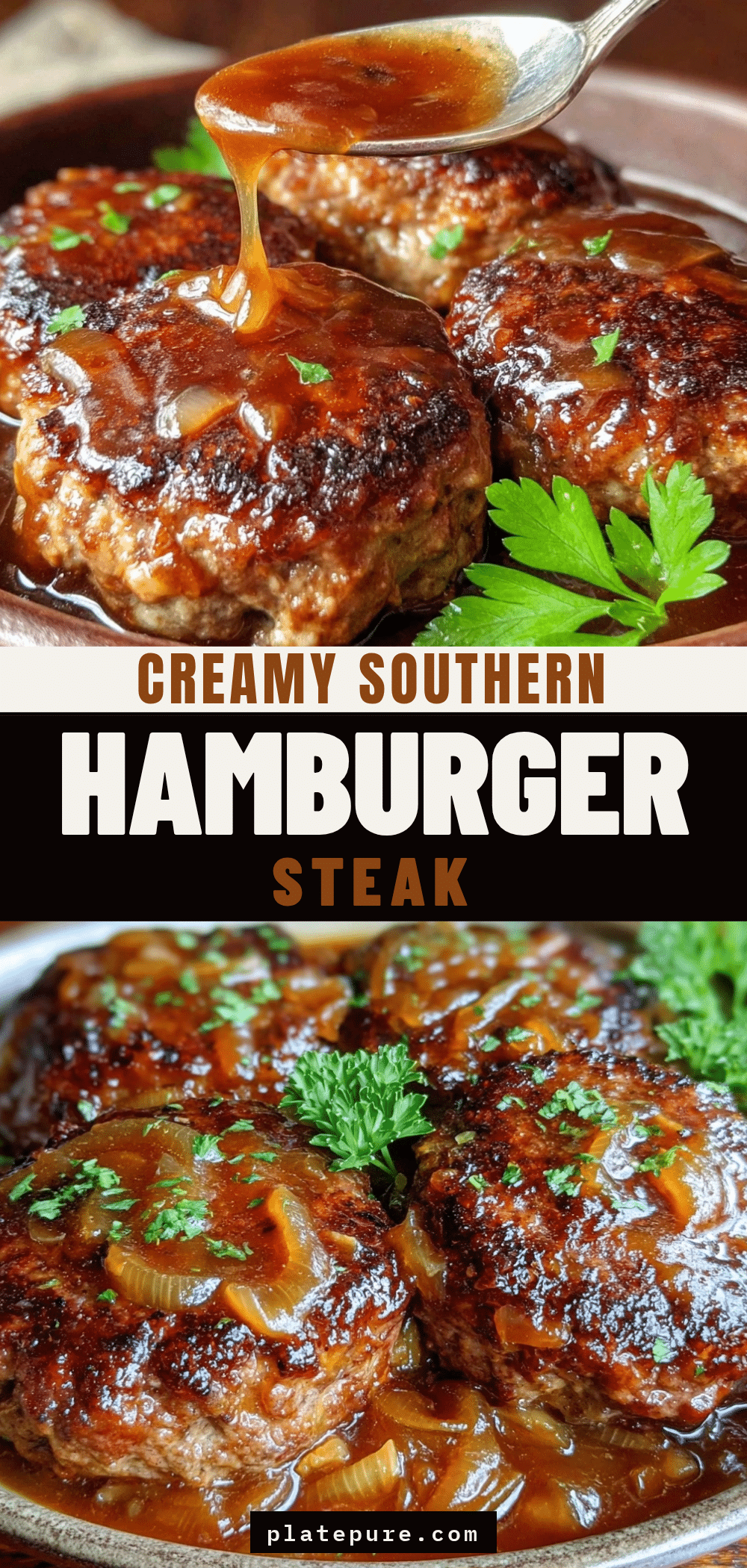 Southern Hamburger Steak With Gravy recipe