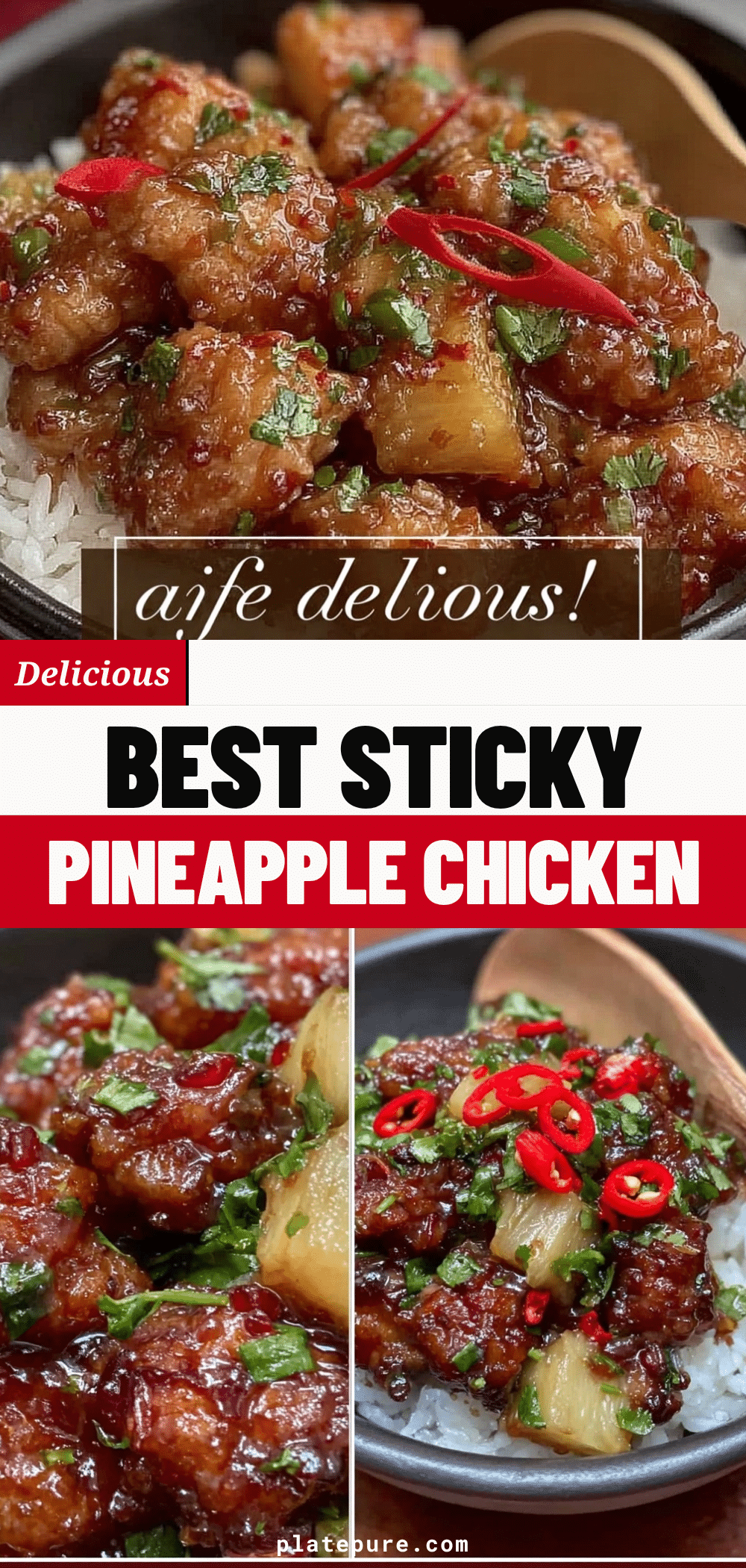 sticky pineapple chicken recipe