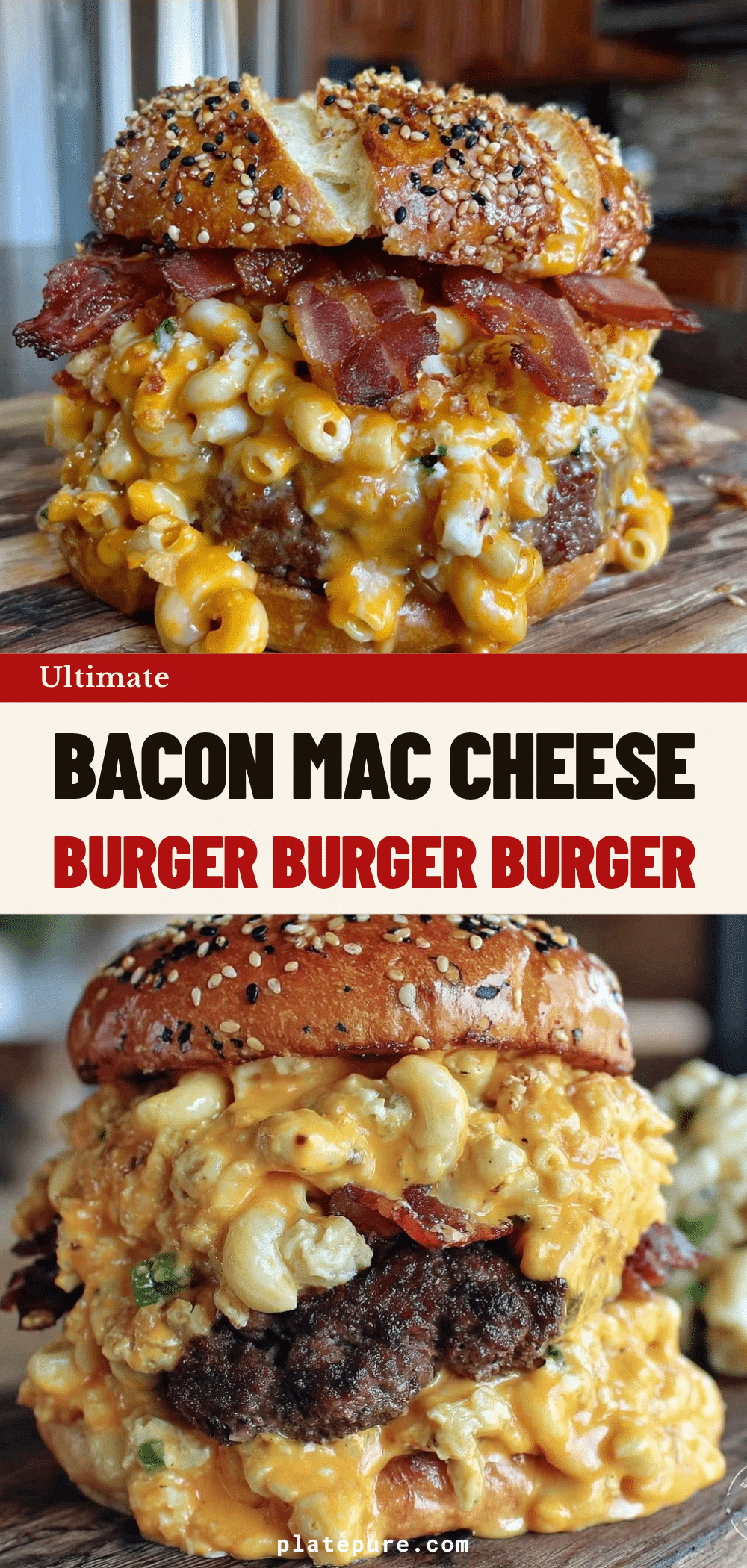 bacon mac and cheese burger recipe
