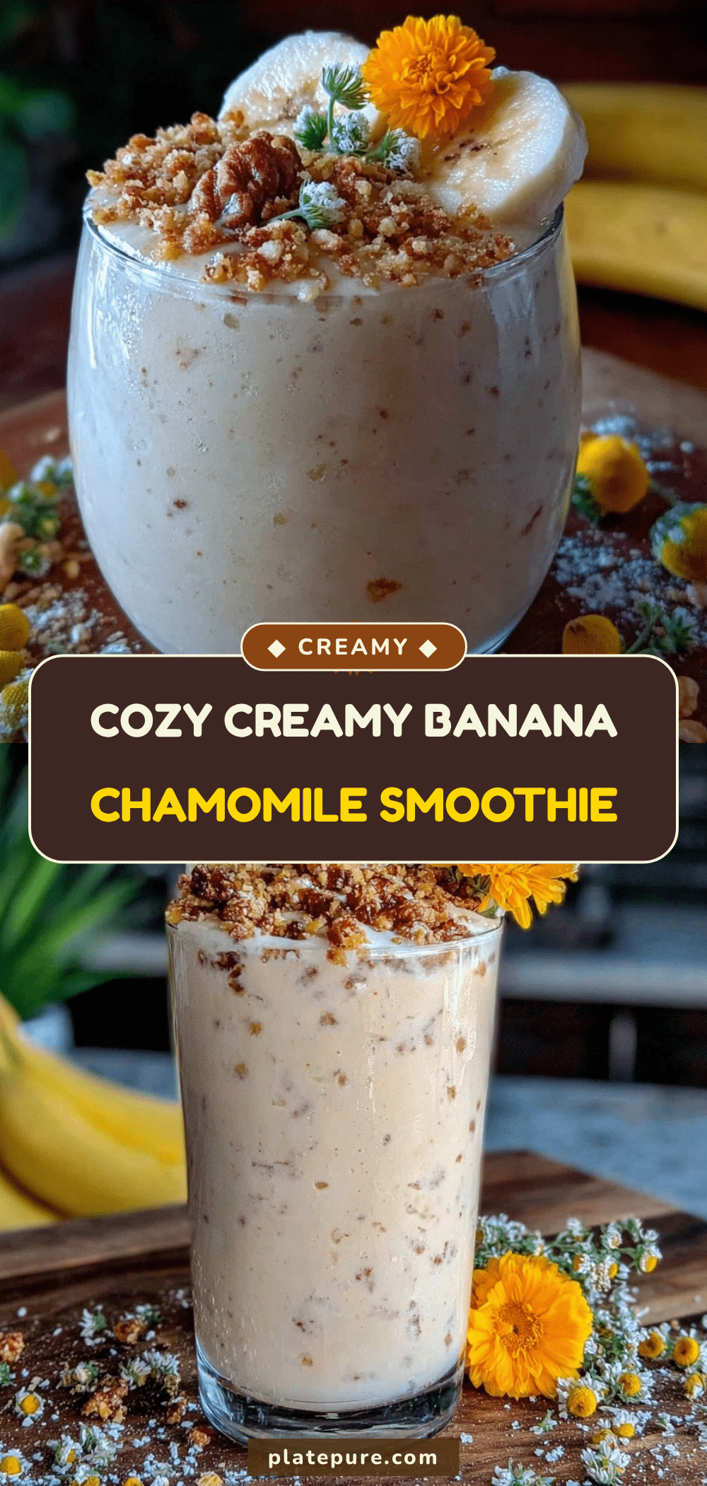 banana chamomile smoothie recipe