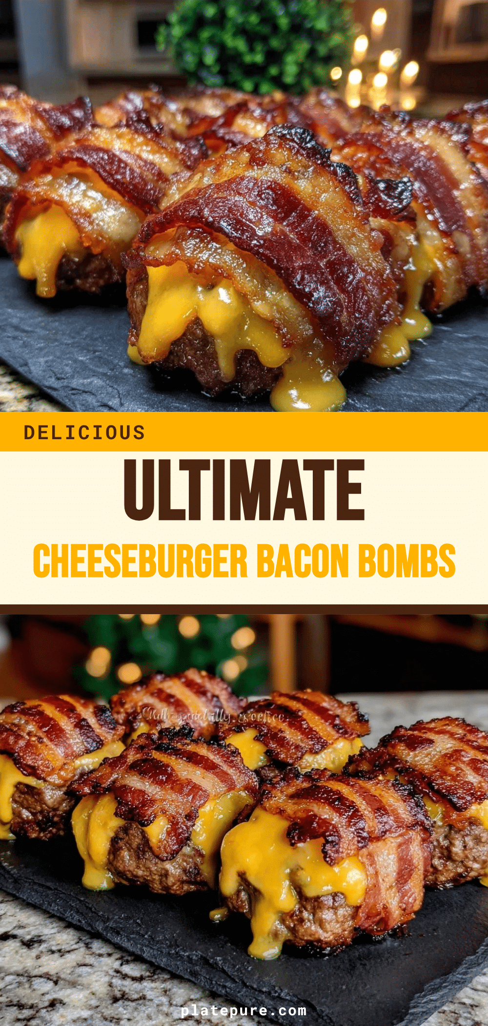 Cheesy Bacon Cheeseburger Bombs recipe