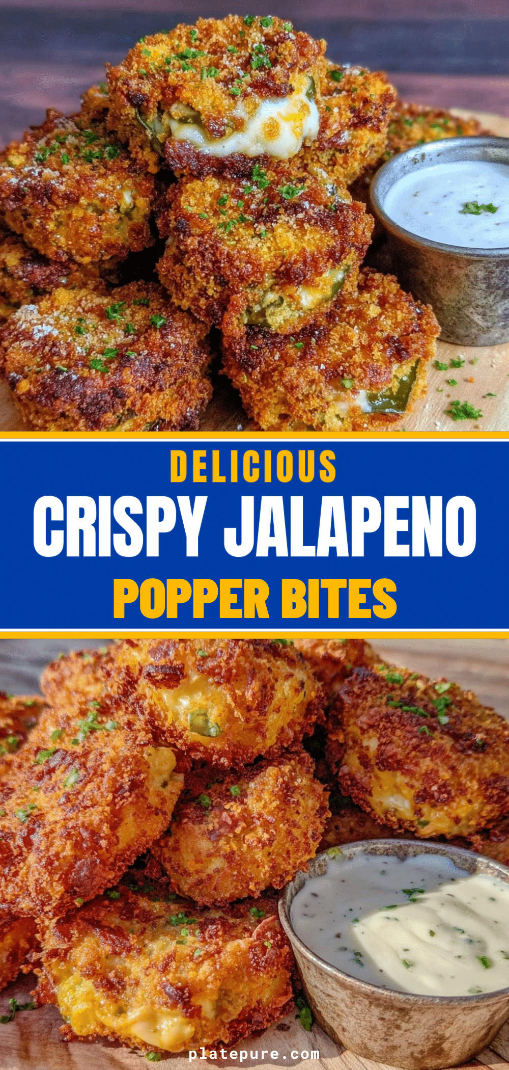 Cheesy Jalapeno Popper Bites recipe