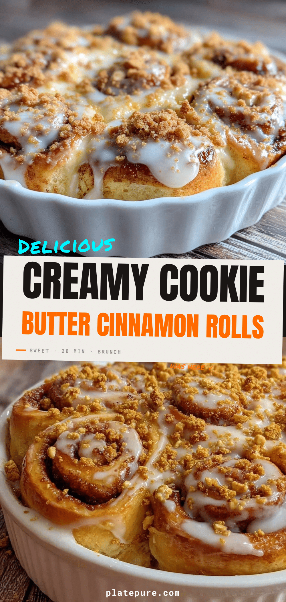 cookie butter cinnamon rolls recipe