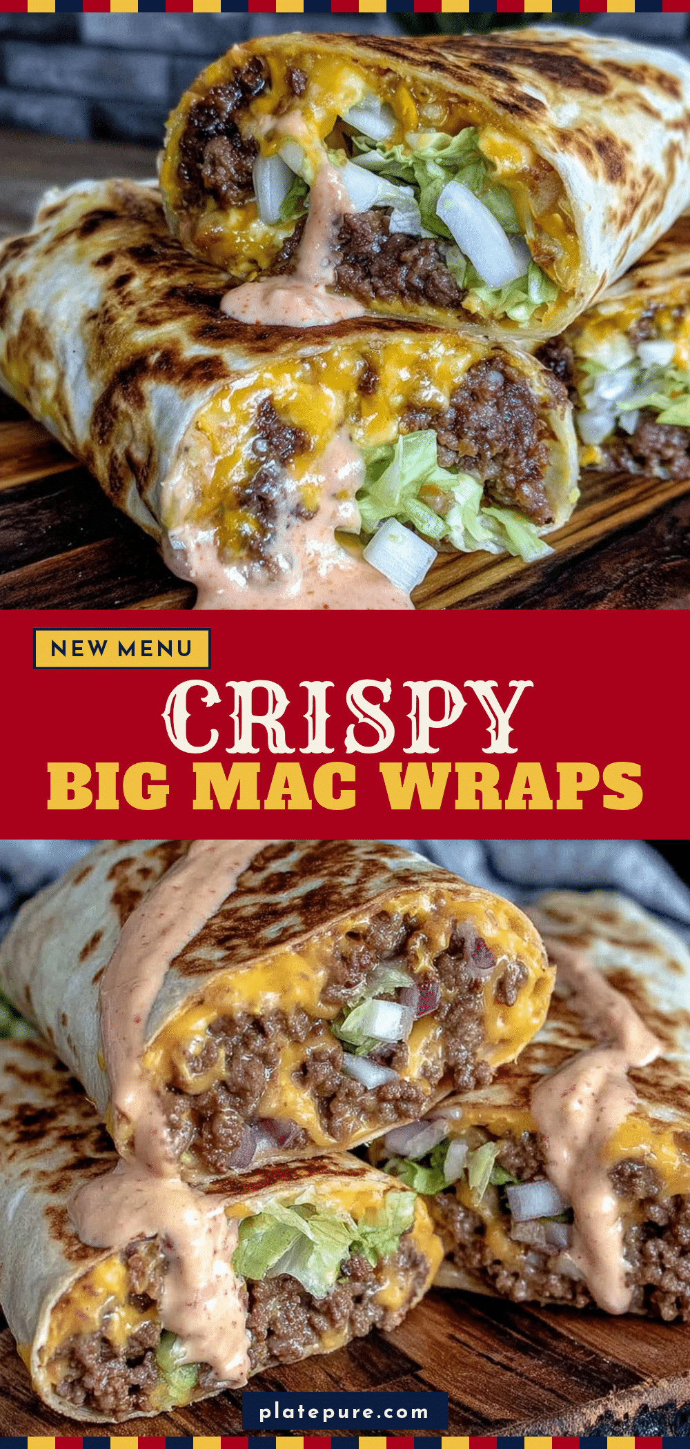 Copycat Big Mac Wraps recipe