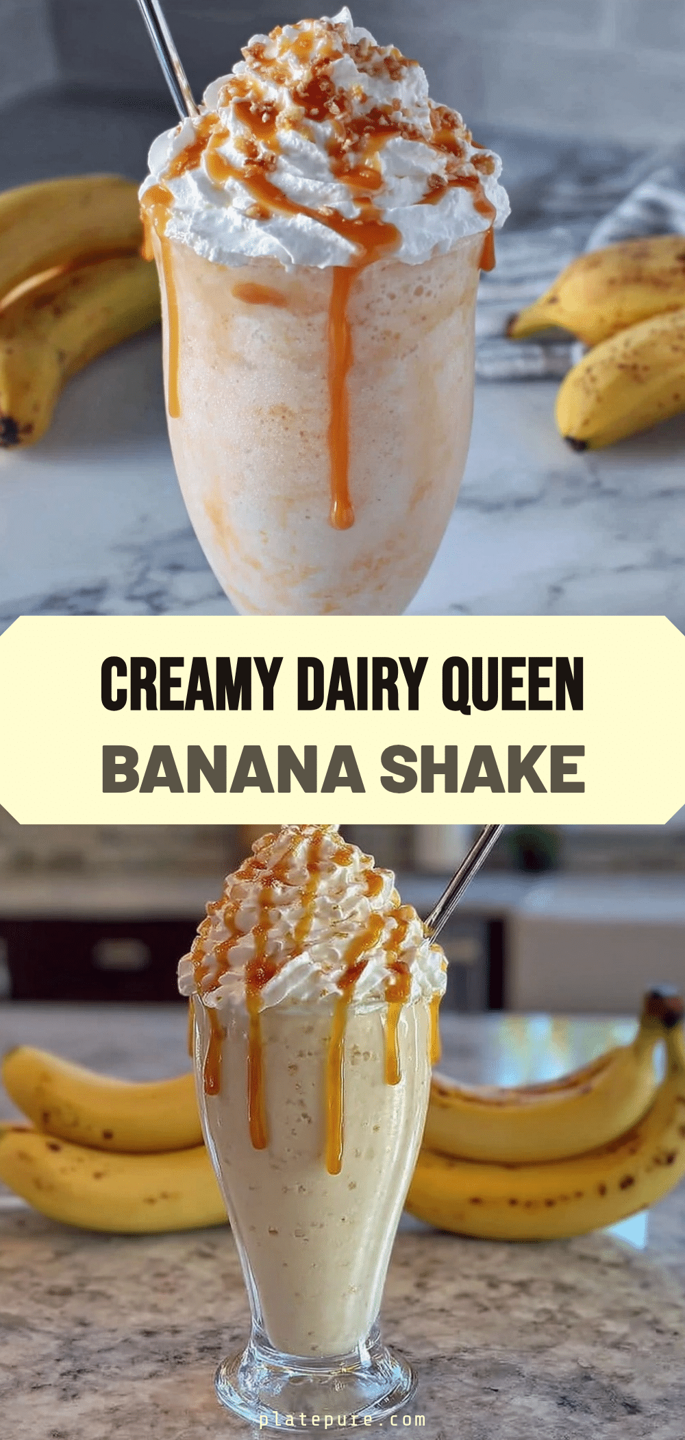 Copycat Dairy Queen Banana Milkshake recipe