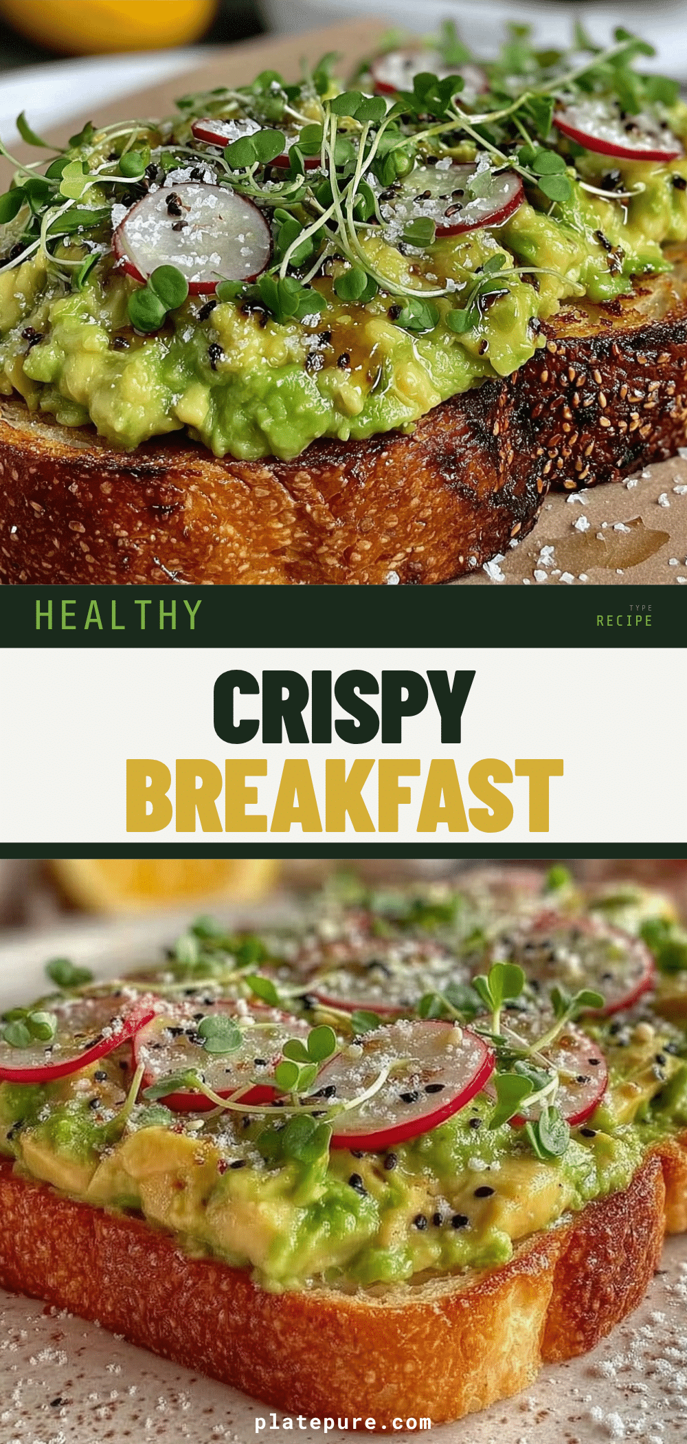 Crispy Avocado Toast recipe