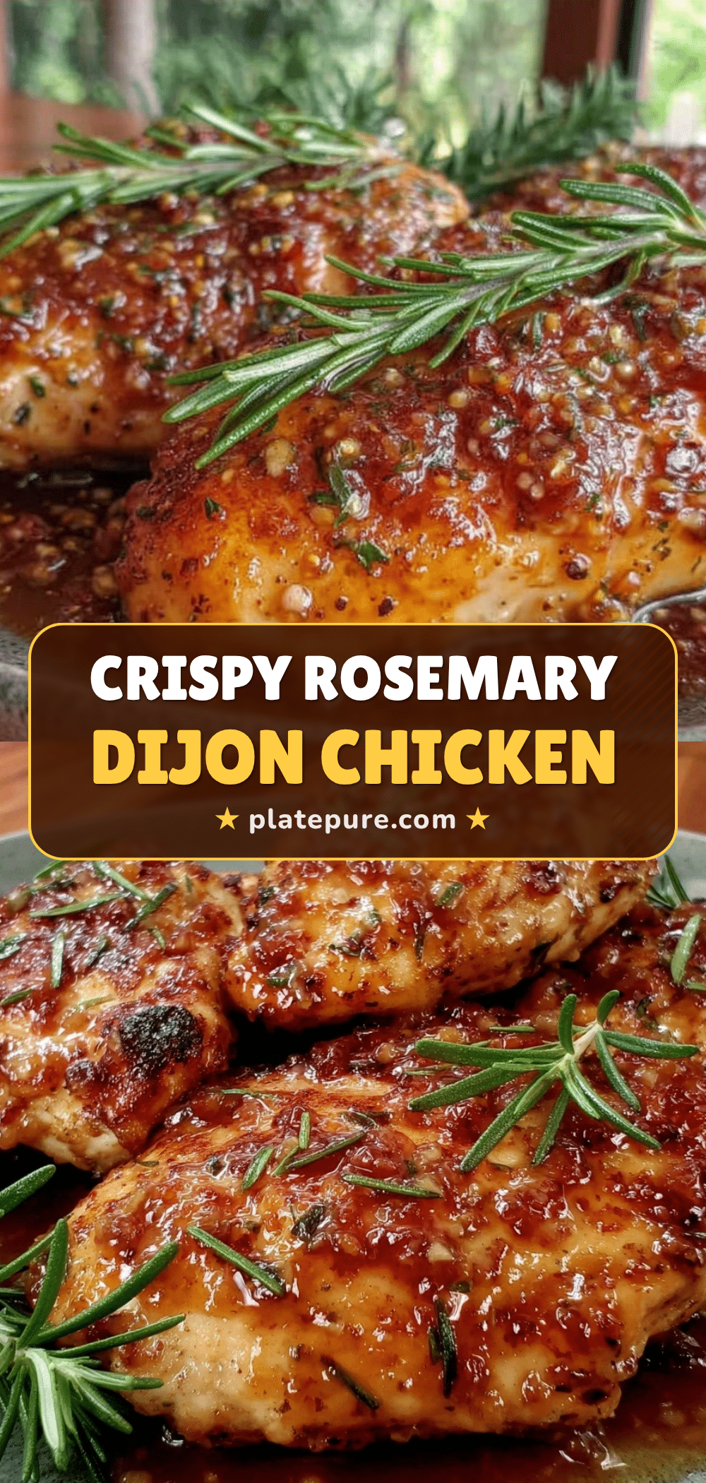 Crispy Rosemary Dijon Chicken recipe