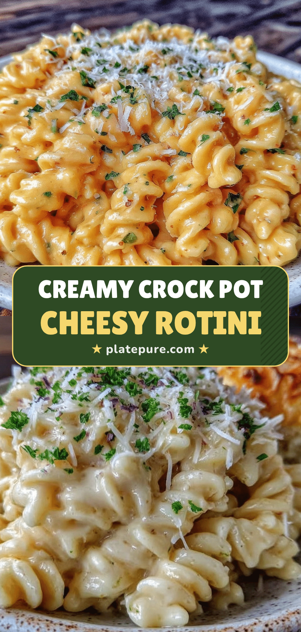 easy crockpot cheesy rotini recipe