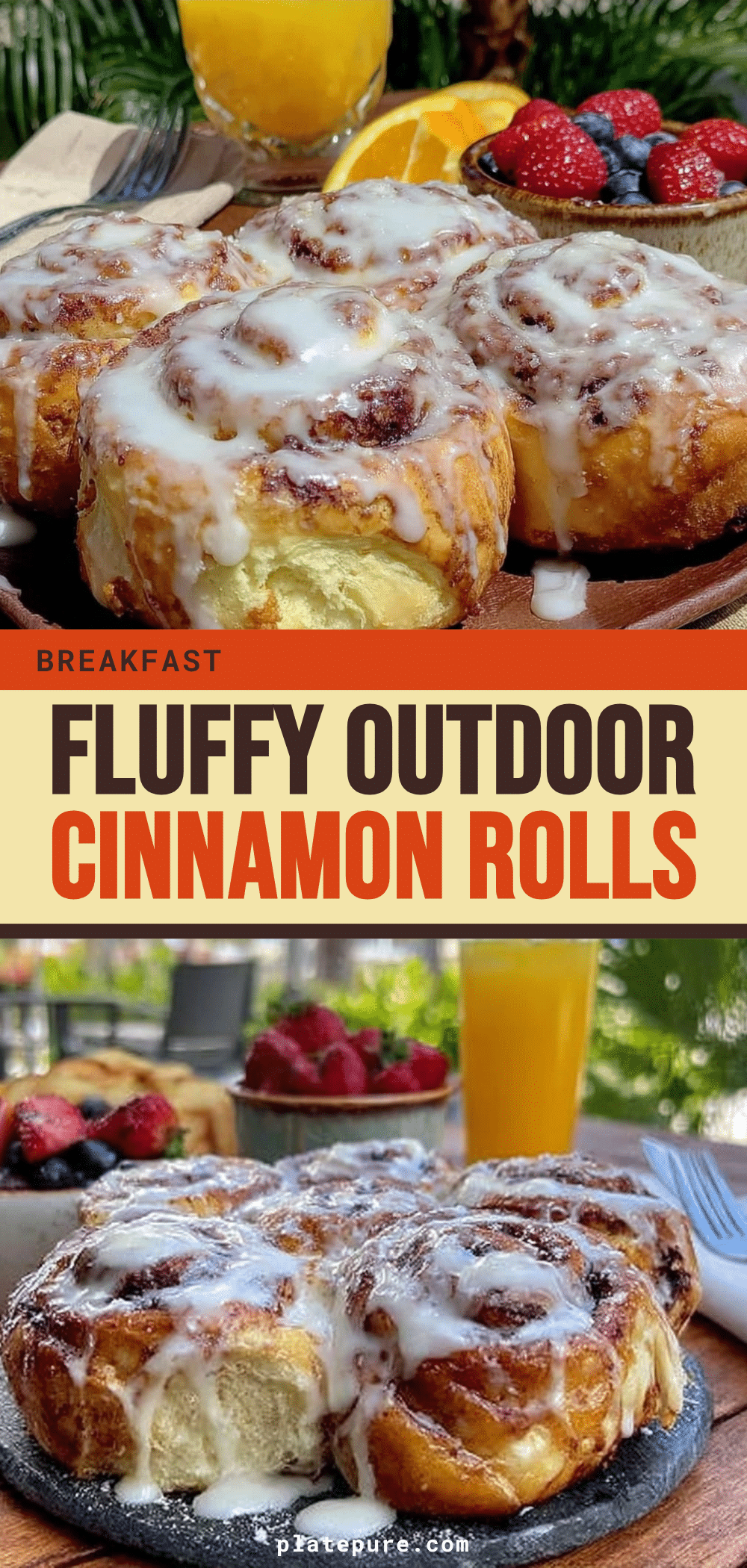 fluffy Blackstone cinnamon rolls recipe