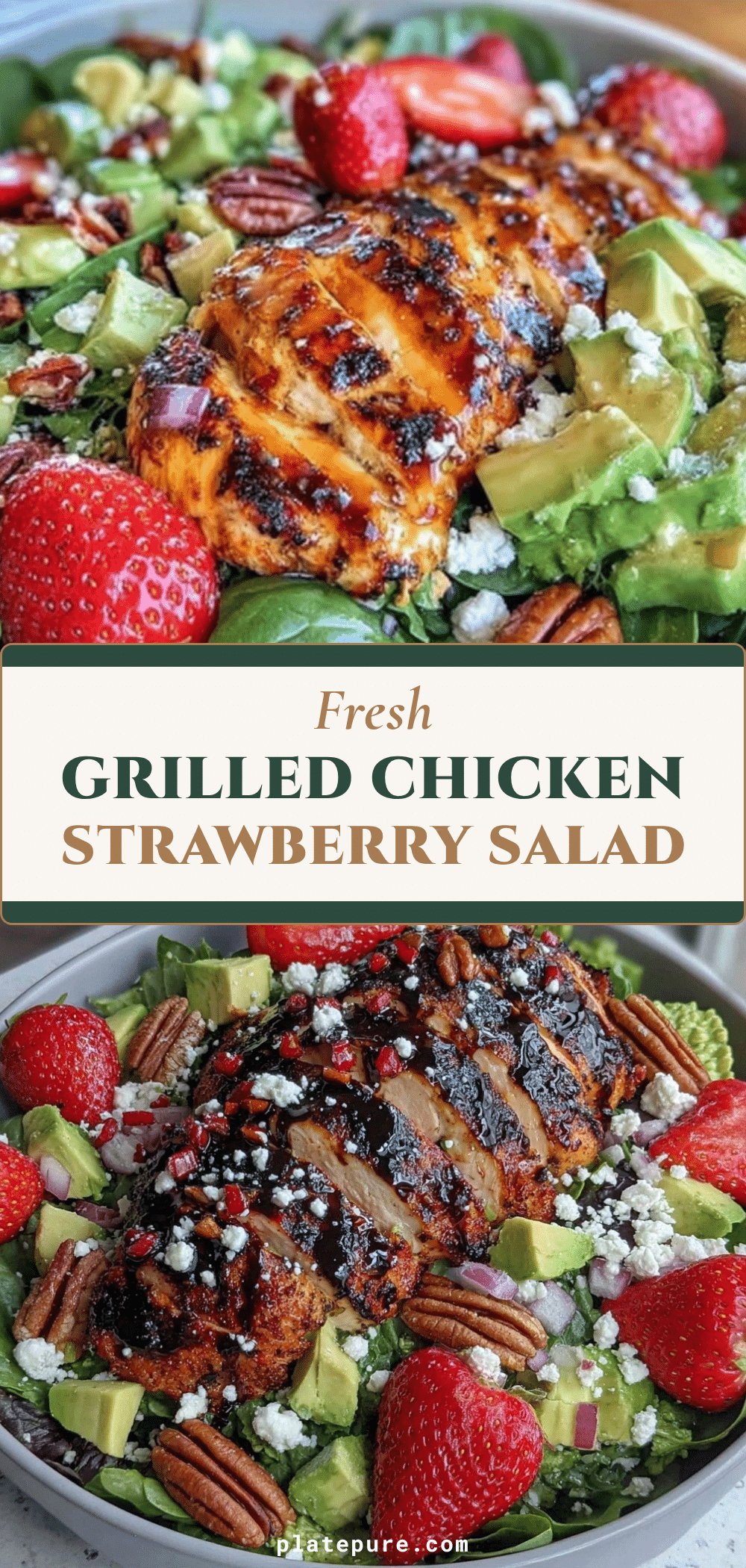 Grilled Chicken Strawberry Salad recipe