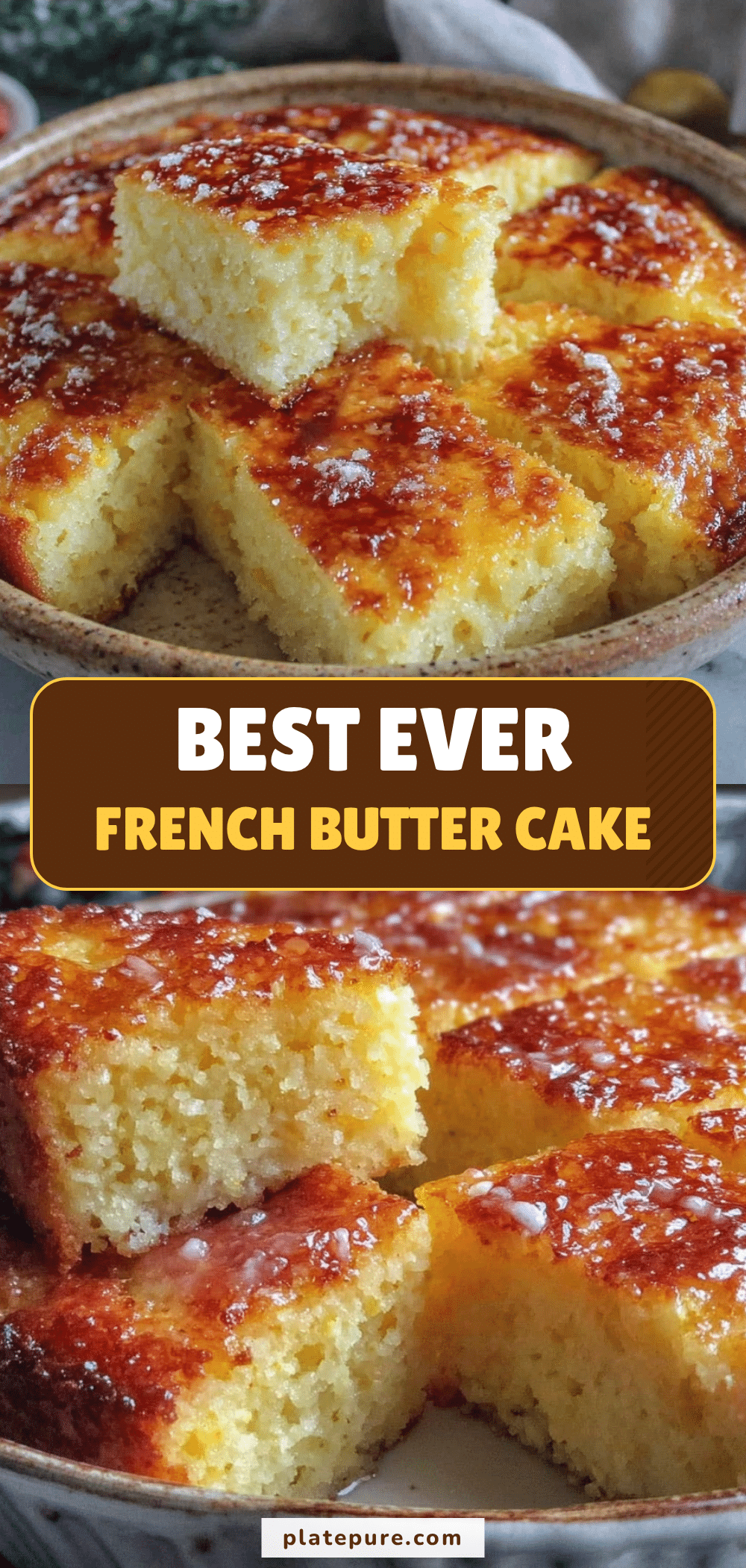 Homemade French Butter Cake recipe