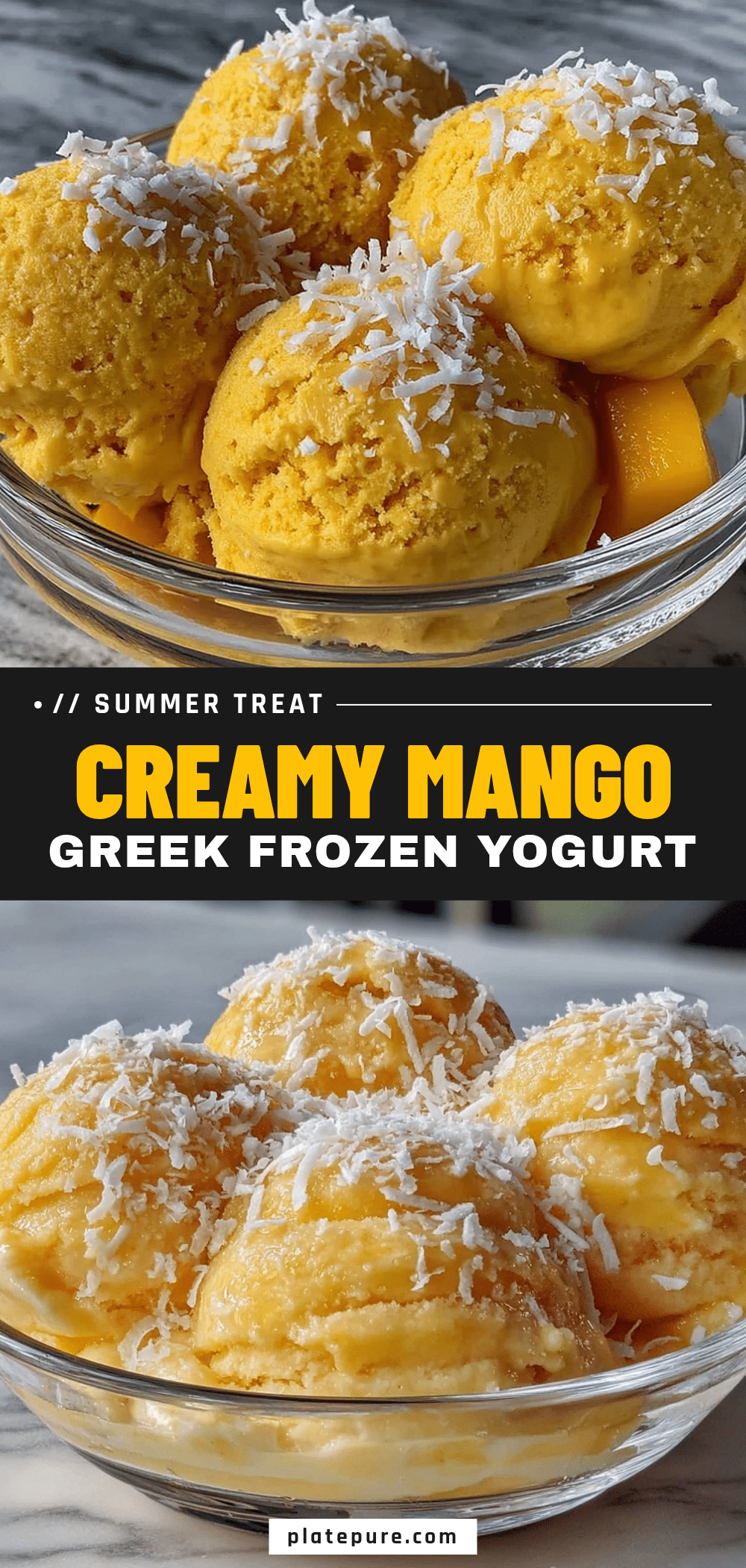 homemade mango frozen yogurt recipe
