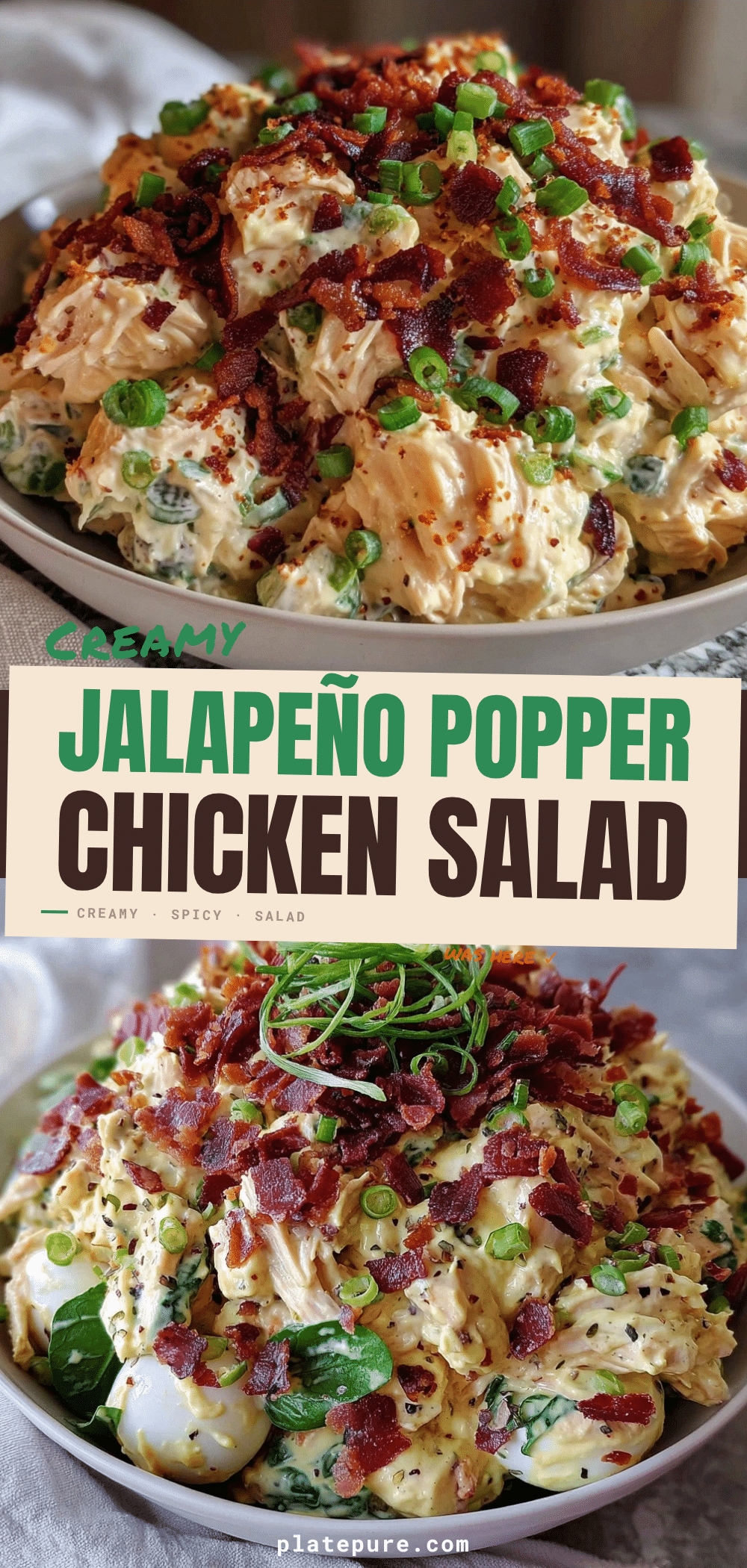 jalapeño popper chicken salad recipe