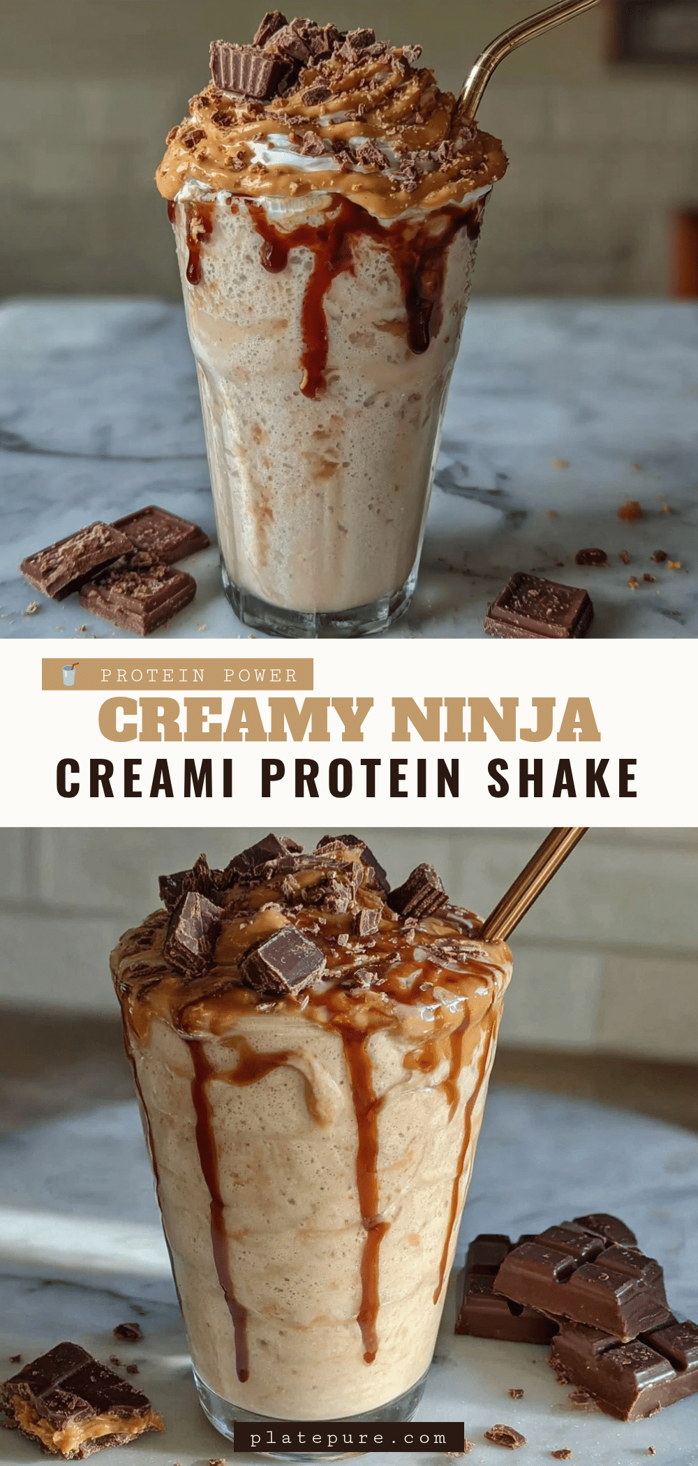 Ninja Creami Protein Shake recipe
