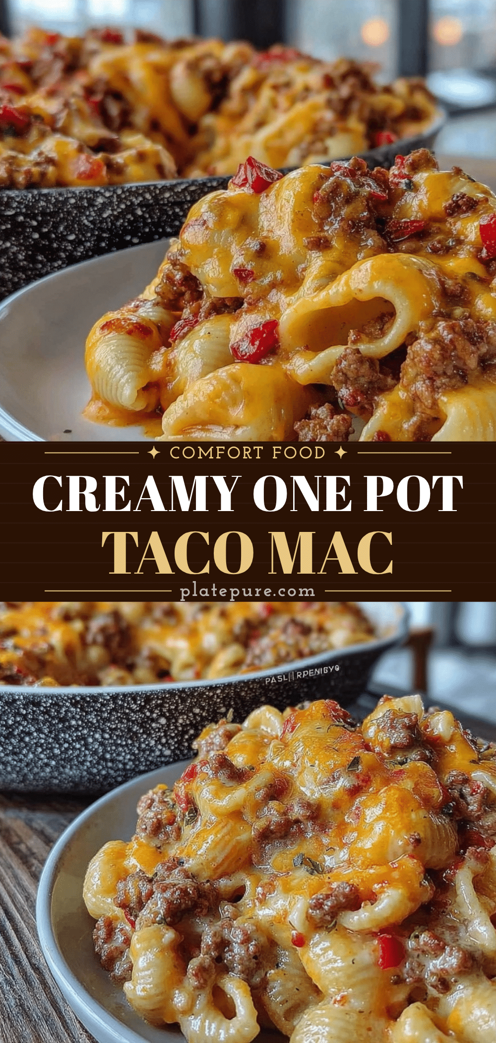 One Pot Cheesy Taco Mac recipe