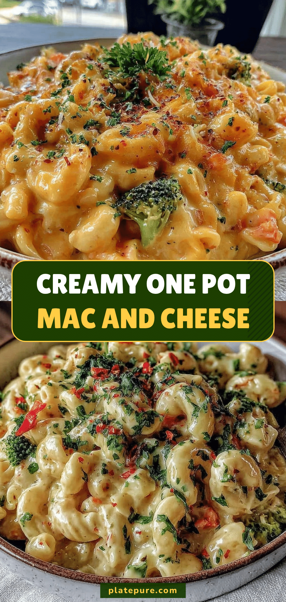 One Pot Healthy Mac And Cheese recipe