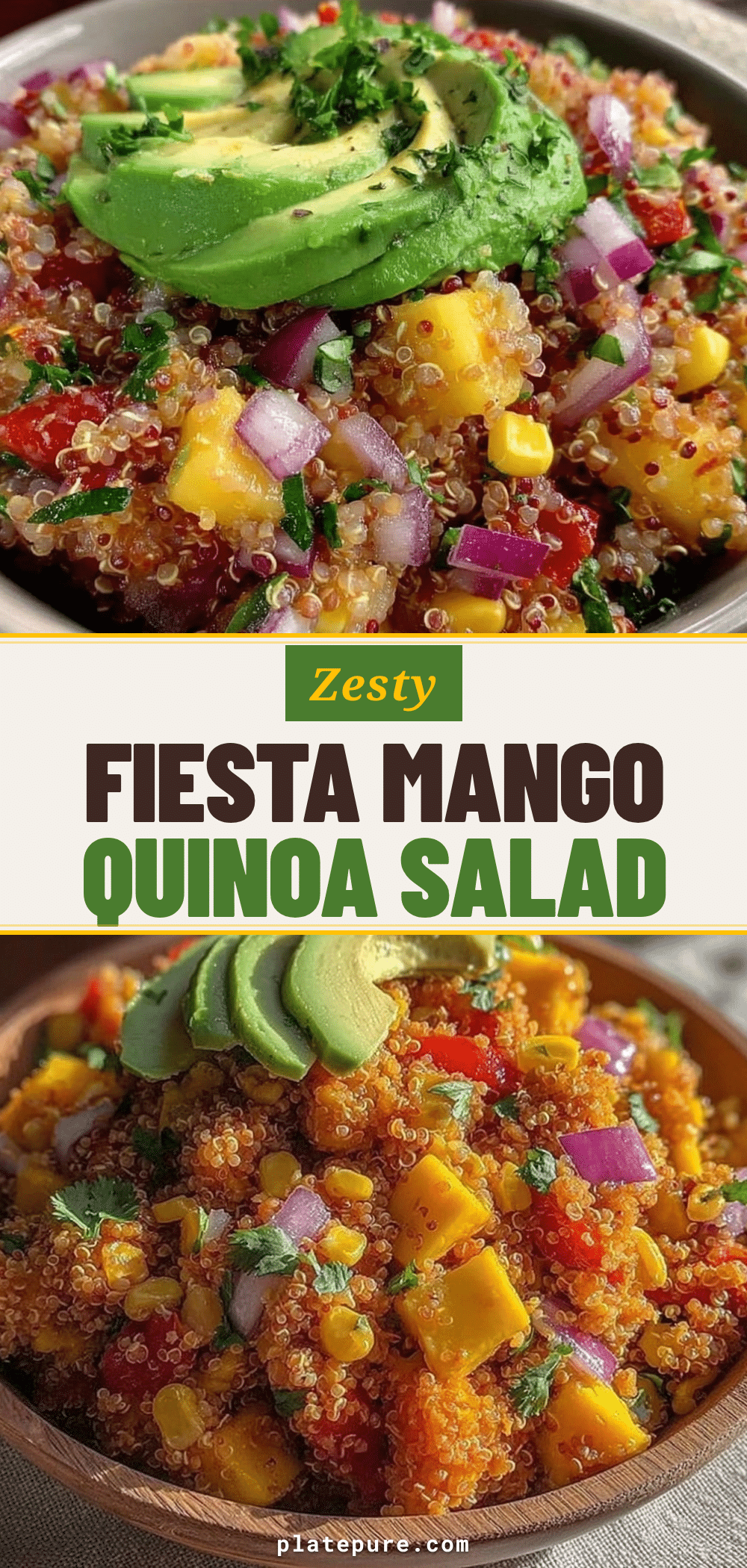 Zesty Mango Quinoa Salad recipe